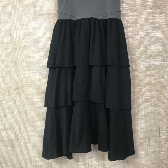 Theory Adedra Serenity Black & Gray Dress M/L - Picture 5 of 8